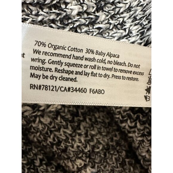 Eileen Fischer Woman Open Front Knit Cardigan XL Minimal Quiet Luxury Heavy - Picture 3 of 11